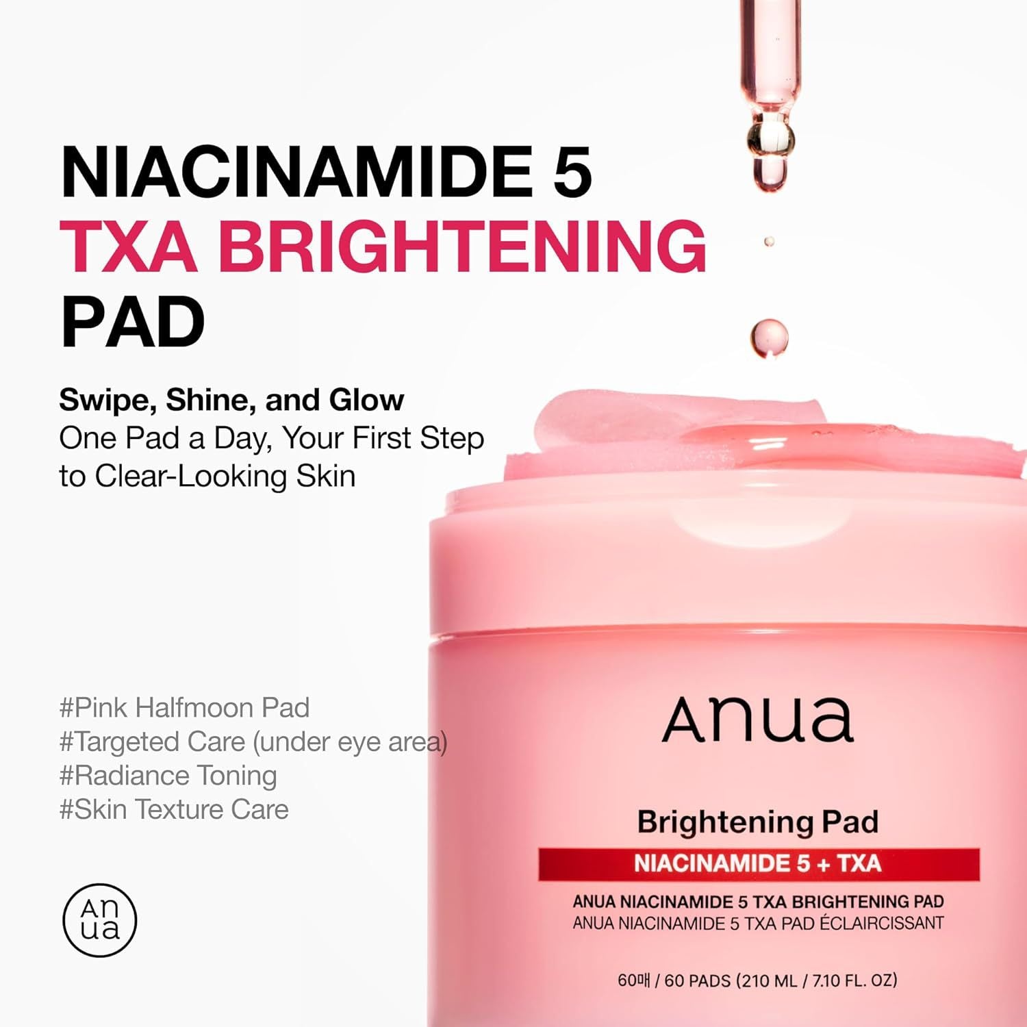 Anua skin-toning cotton pads