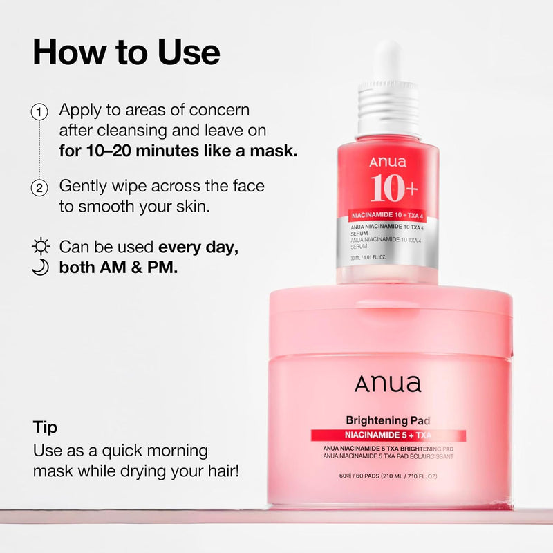 Anua skin-toning cotton pads