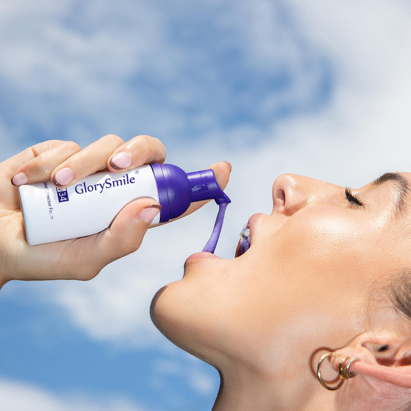 Teeth Whitening Toothpaste Purple Mousse