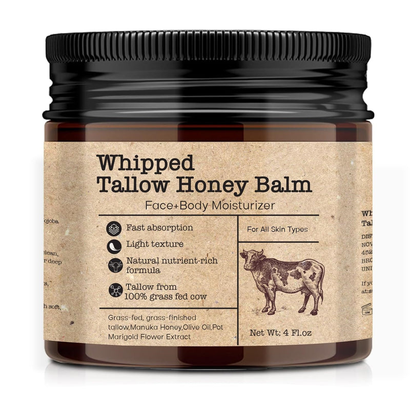 Whipped Tallow Honey Balm Skin Care