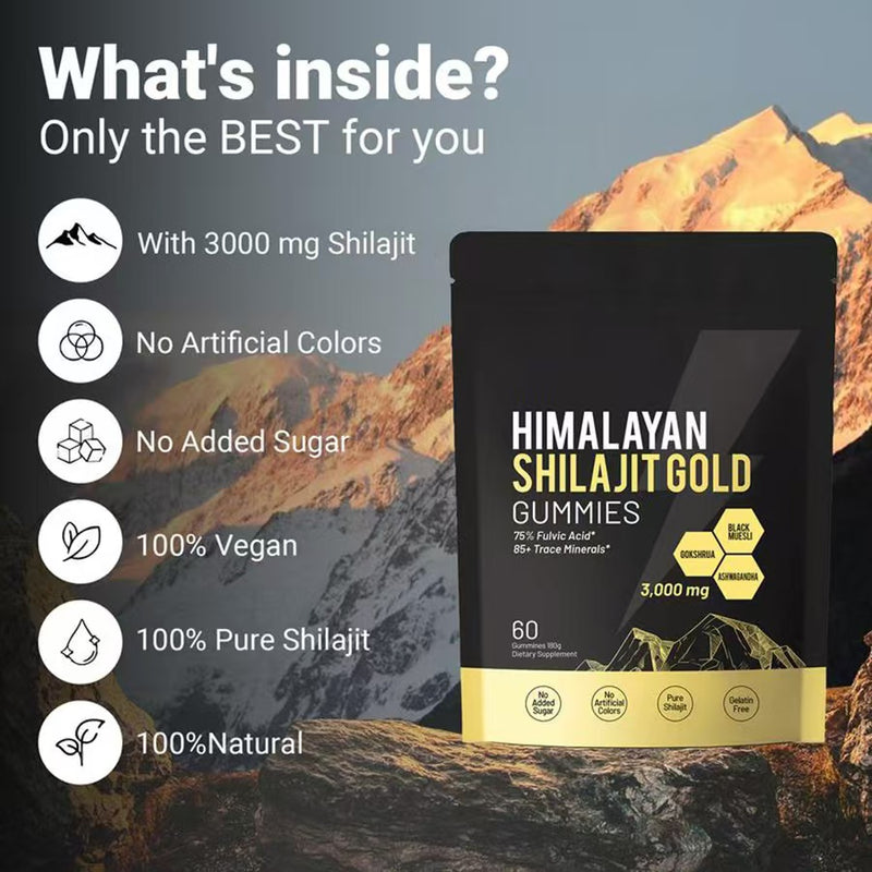 Shilajit 60 Gummies