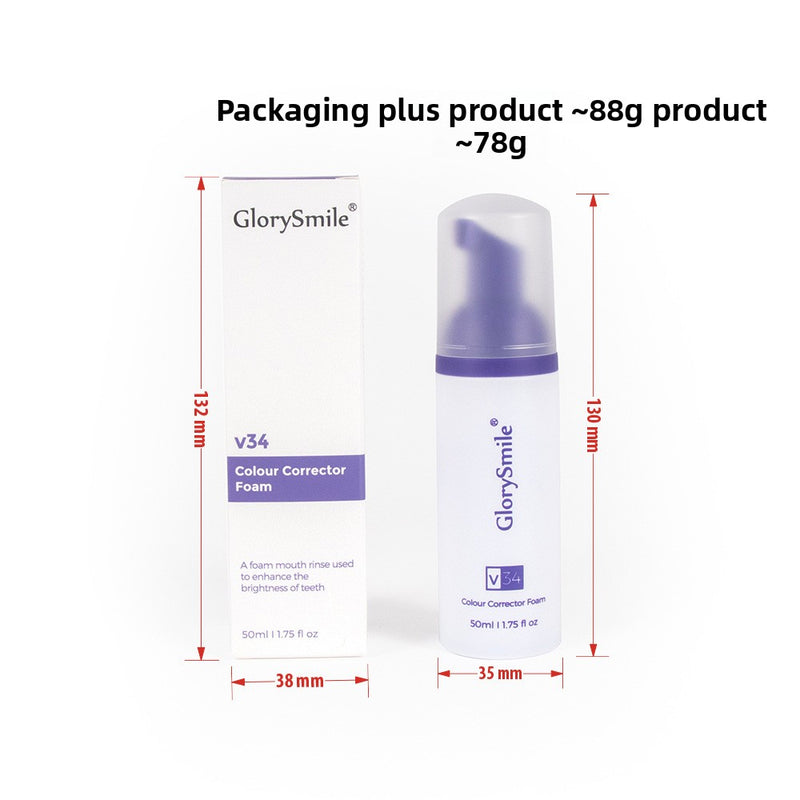 Teeth Whitening Toothpaste Purple Mousse