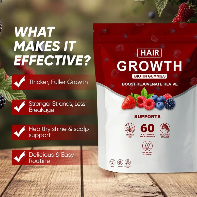 Hair Growth Supplement Gummies