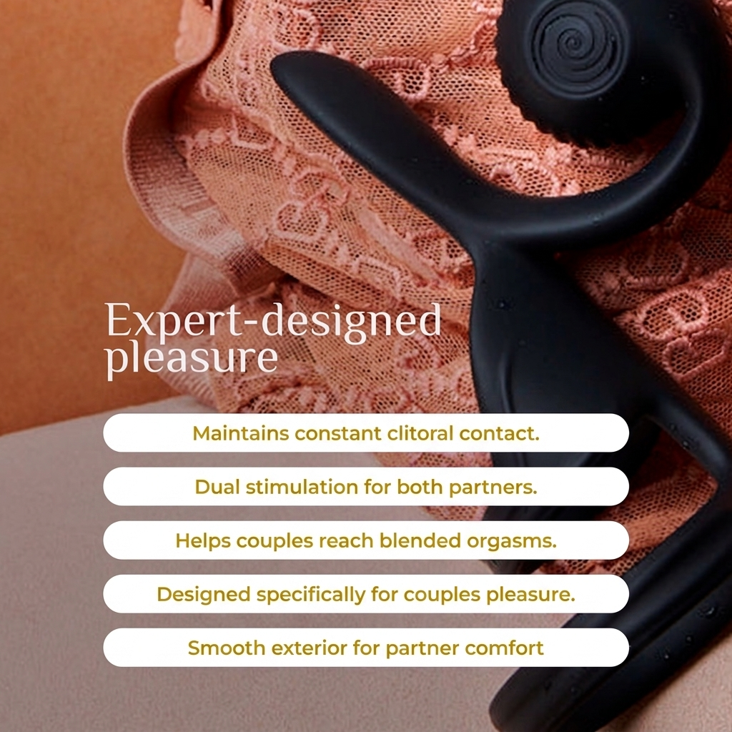 Snail Locking Couple Vibration Ring