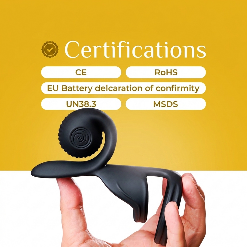 Snail Locking Couple Vibration Ring
