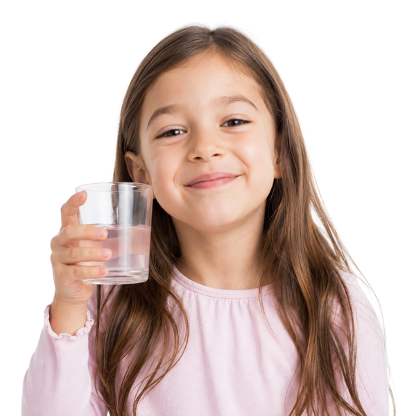 Child drinking water