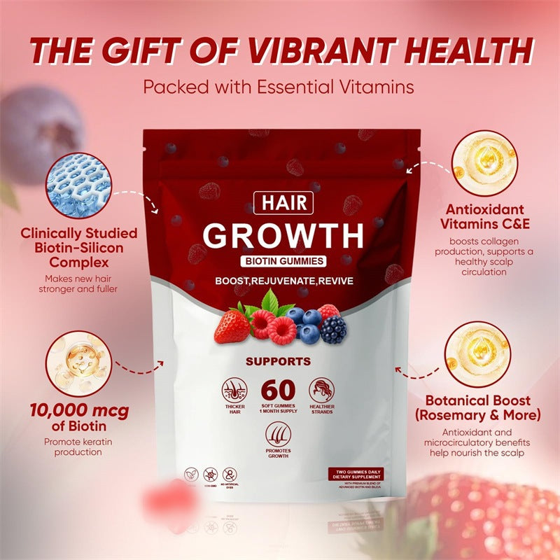 Hair Growth Supplement Gummies