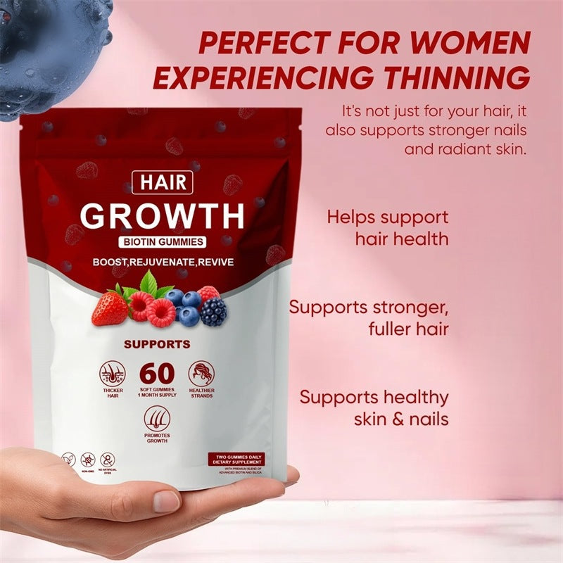 Hair Growth Supplement Gummies
