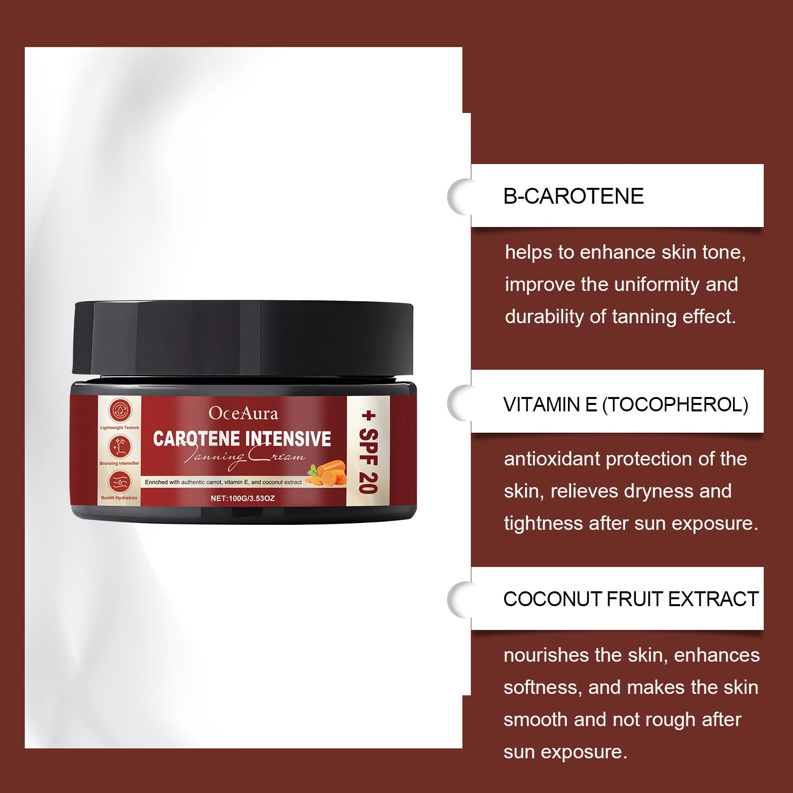 OceAura Natural Blackening Skin Cream