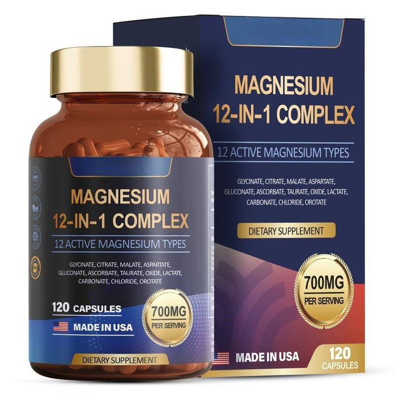 Magnesium Glycinate 12 in 1 Capsules