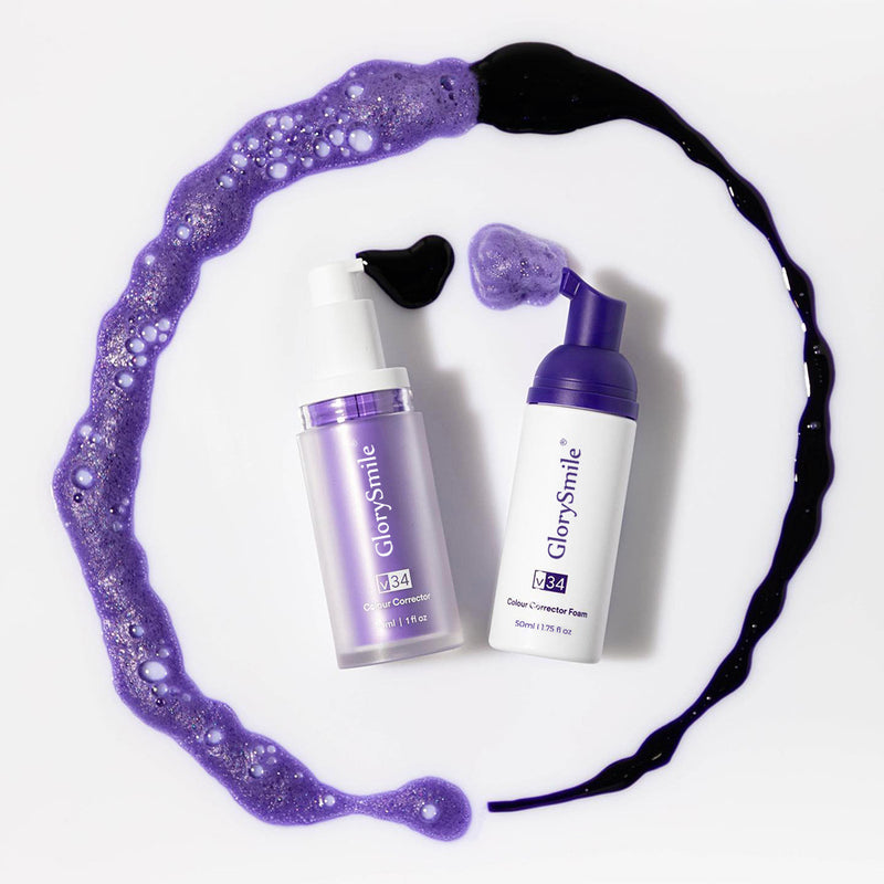 Teeth Whitening Toothpaste Purple Mousse